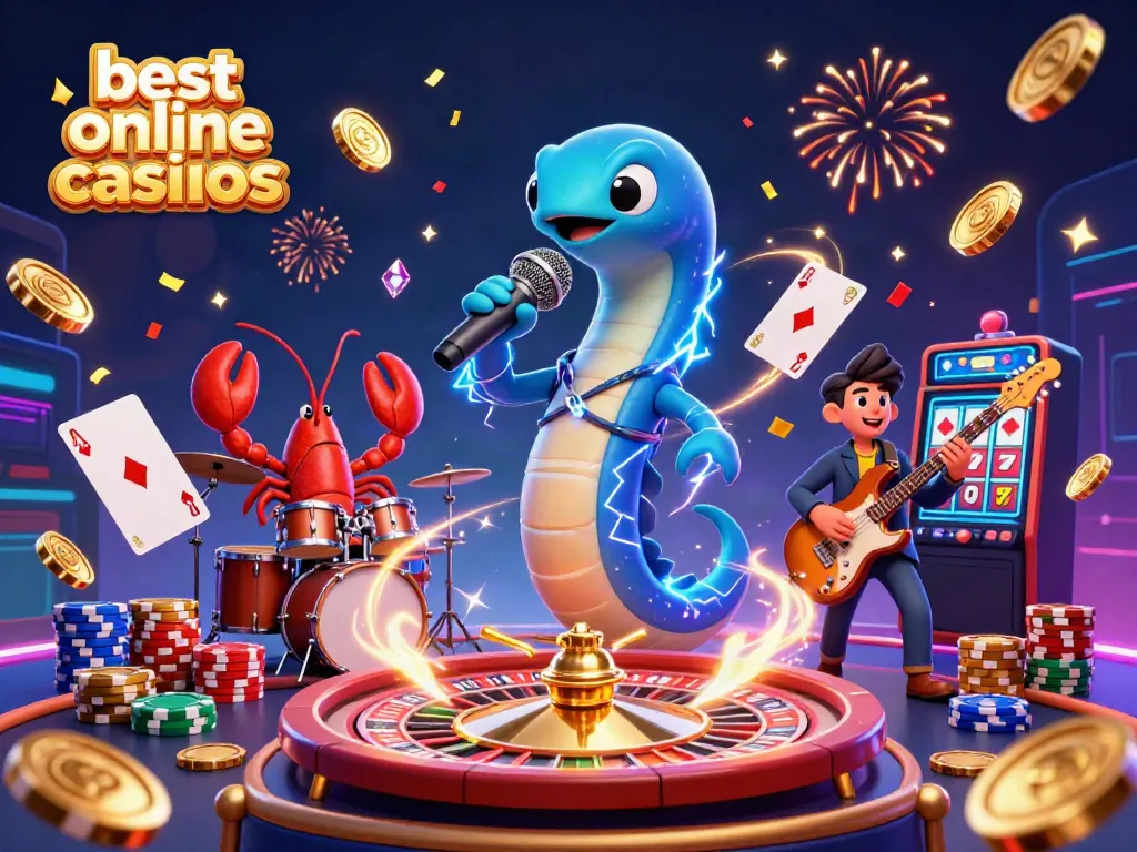 Experience the thrill of the best online casinos with an electric eel DJ and vibrant casino scene.