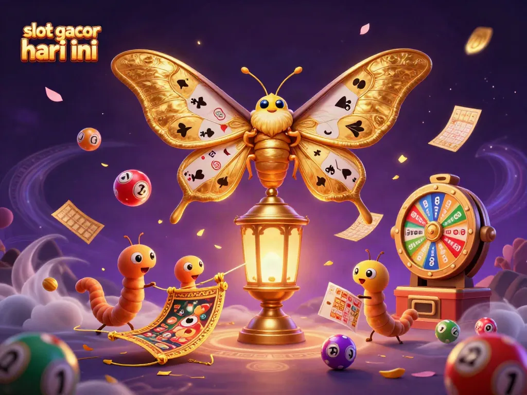 Experience the thrill of slot gacor hari ini with dazzling casino elements and vibrant imagery.