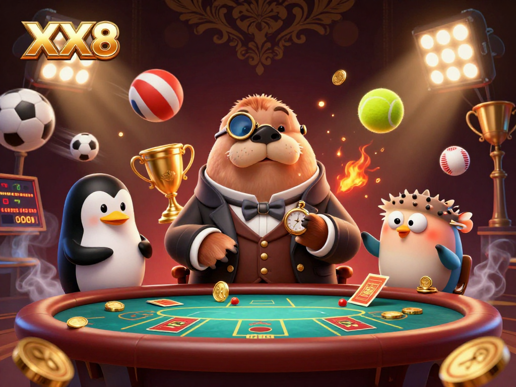 XX8 platform offers a unique underwater poker experience with interactive elements and vibrant characters.