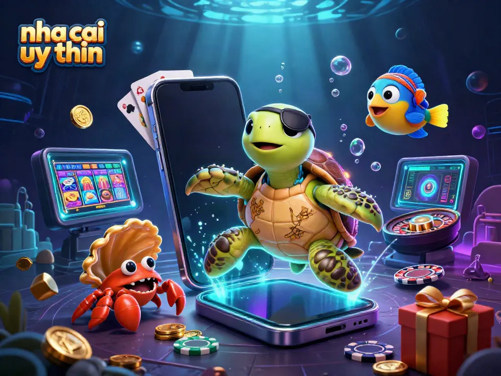 Engage with nha cai uy tin through a dynamic 3D pirate-themed casino adventure illustration.