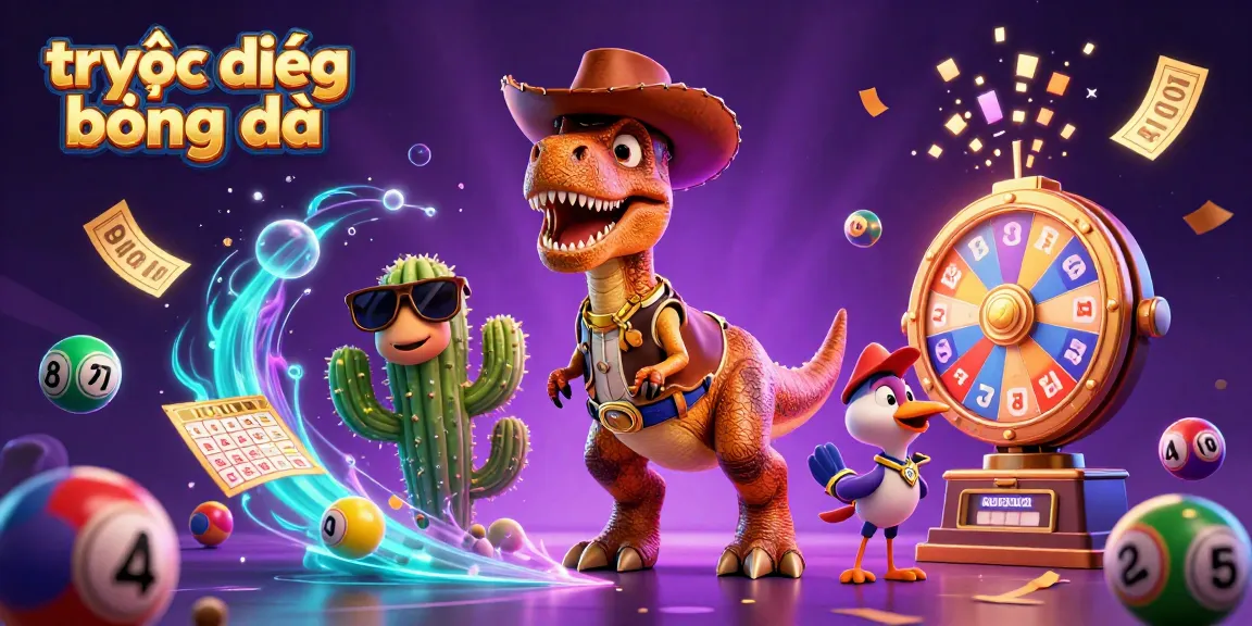 Experience trực tiếp bóng đá with exciting characters and vibrant gaming elements in a dynamic scene.