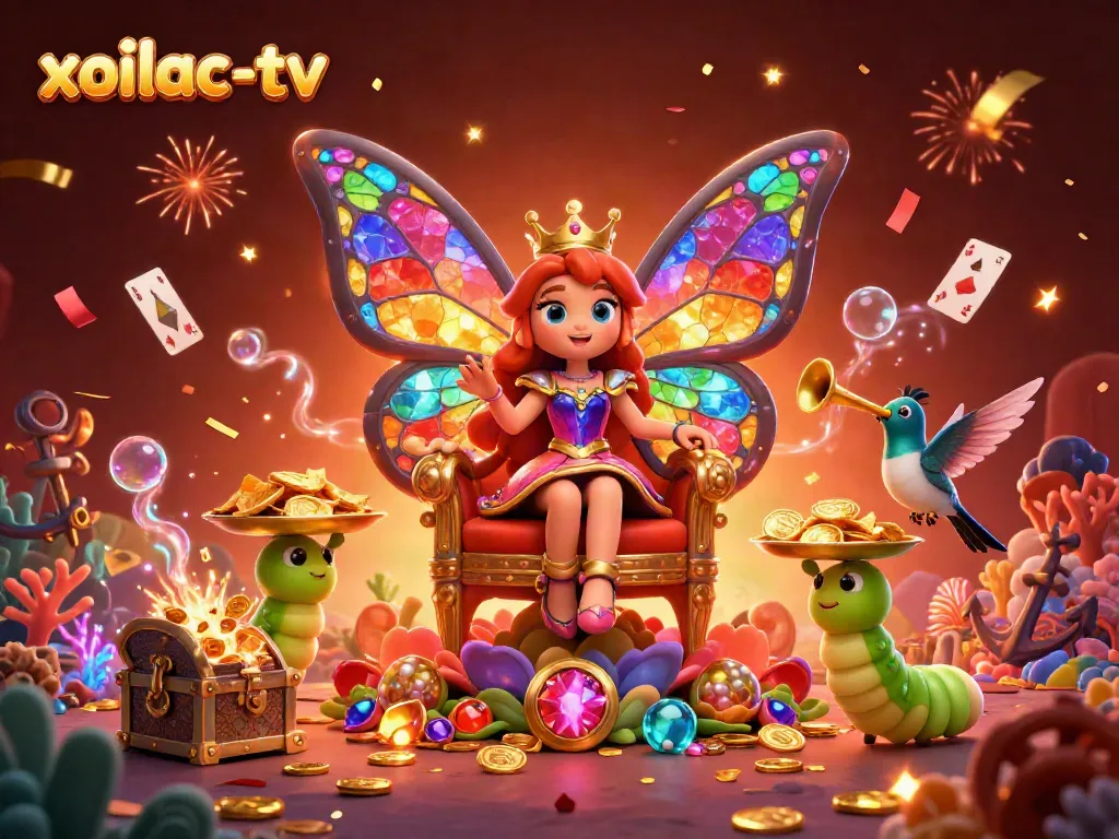 Experience the thrilling atmosphere of xoilac-tv with vibrant characters and dynamic gambling elements.