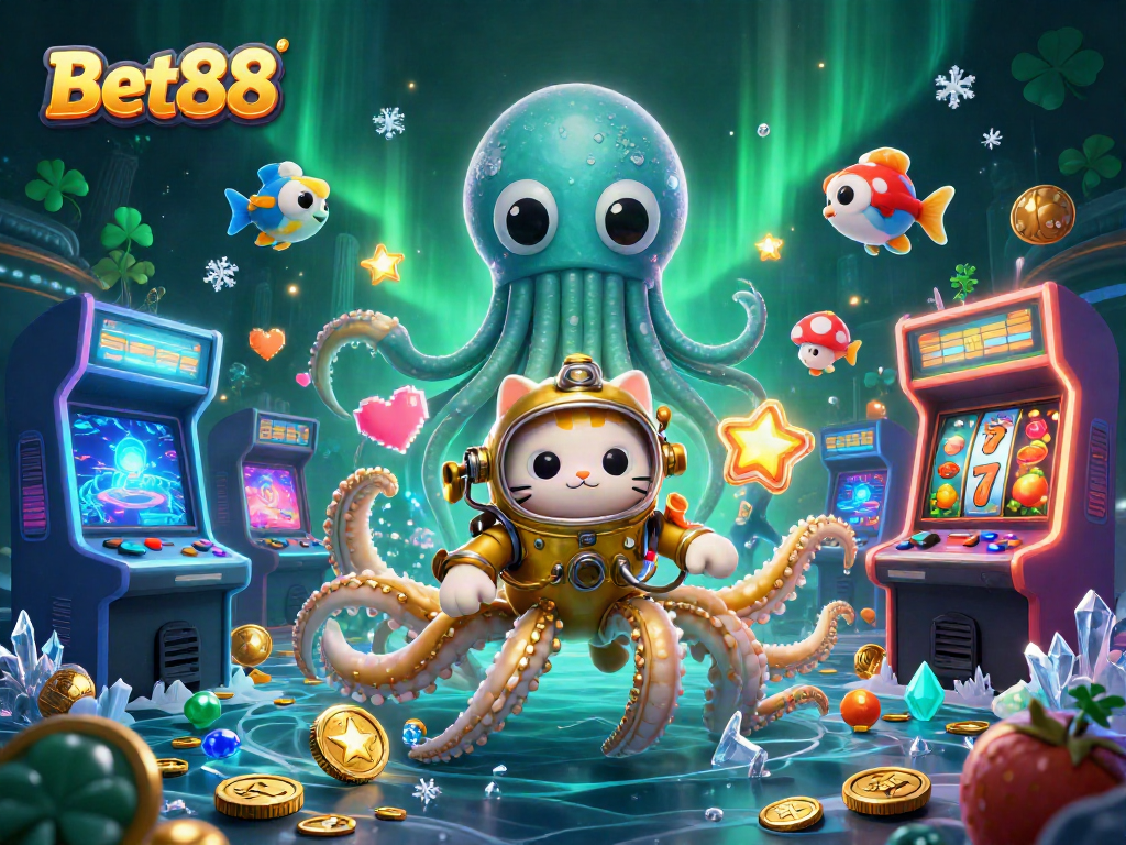 Bet88 invites players to experience a vibrant casino adventure with festive gaming elements.