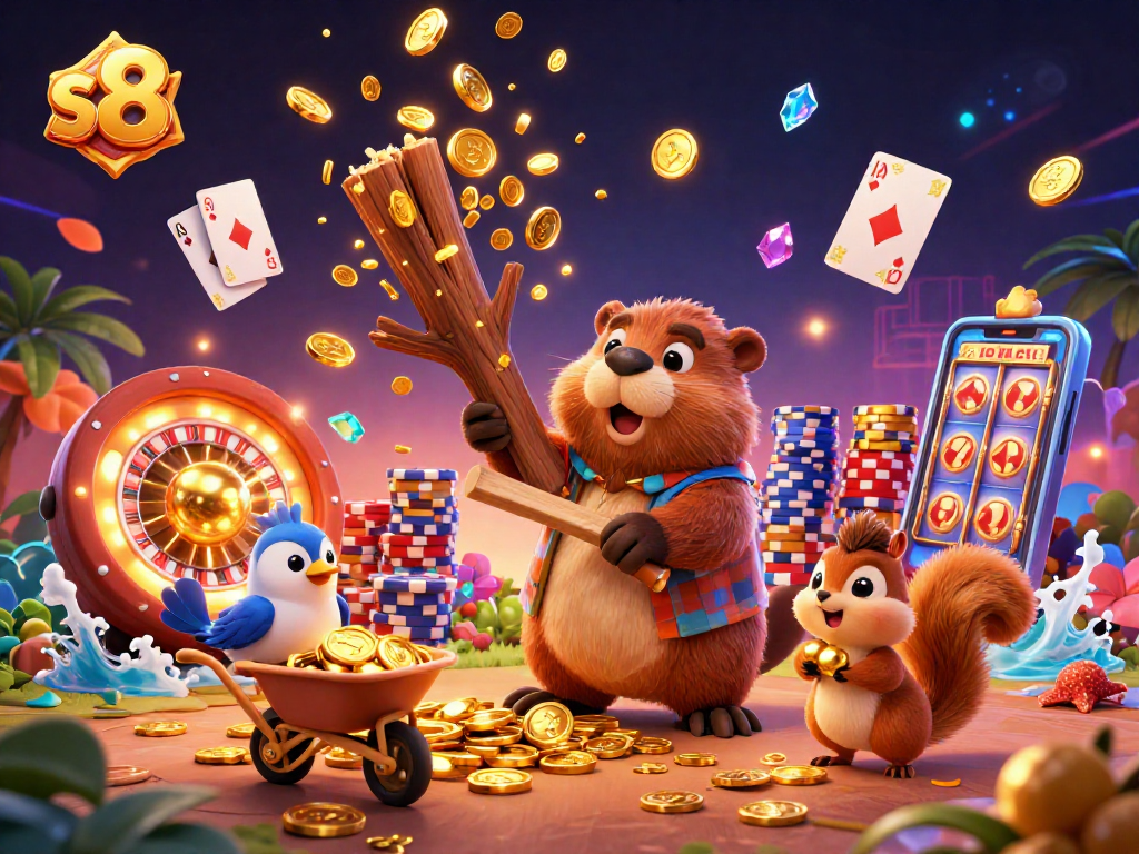 S8 delivers exhilarating gaming experiences with golden coins, vibrant characters and a thrilling casino atmosphere.